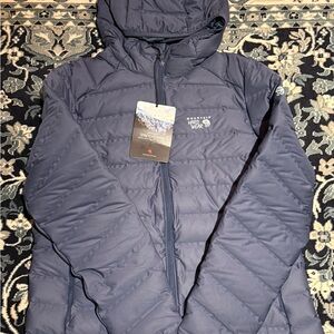 🔥🔥Mountain Hardwear StretchDown Jacket in Dark Blue- NWT - Women’s XL